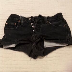 Levi’s 501 shorts black size 25